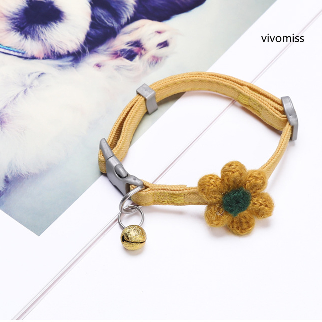 Vòng Đeo Cổ Gắn Hoa Xinh Xắn Cho Thú Cưng