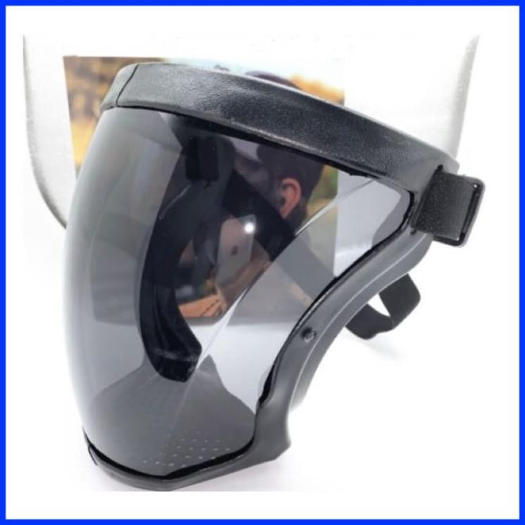 Mặt Nạ Kính Bảo Vệ Mặt Acrylic Trong Suốt Kính Chống Giọt Bắn, Chống Bụi,Có Lỗ Thoát khí mẫu mới