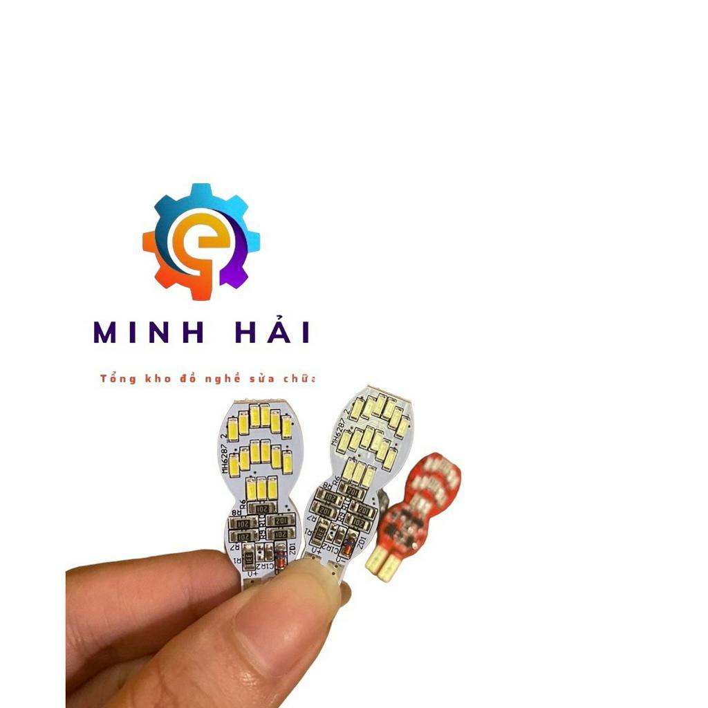 LED T10 Audi Chạy Đuổi 30SMD 3014 Lắp Thay Thế Cho Đemi, Xi Nhan DC12v