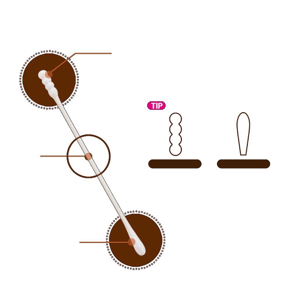 Tăm Bông Cao Cấp OHAYO JP02 - Dành Cho Trẻ Sơ Sinh - cvspharmacy