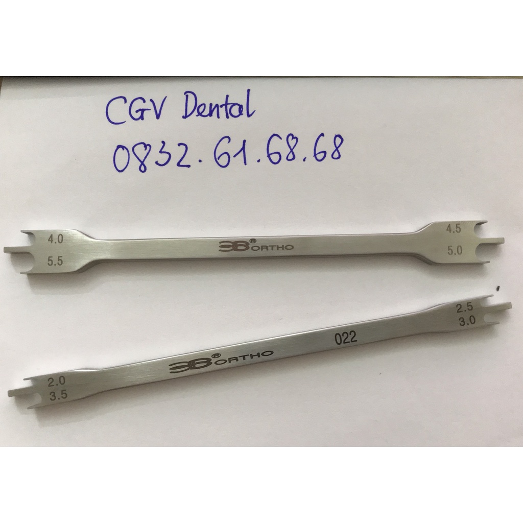 Thước định vị mắc cài 2 đầu (Double ended bracket positioning gage, Shaft)