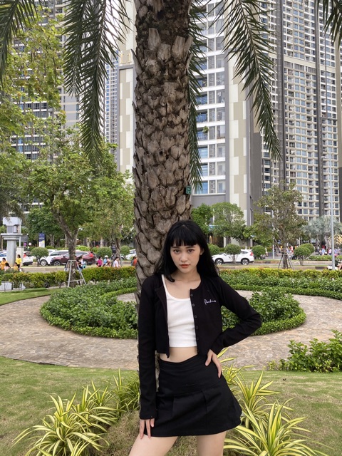 Áo Croptop tay dài Basic | BigBuy360 - bigbuy360.vn