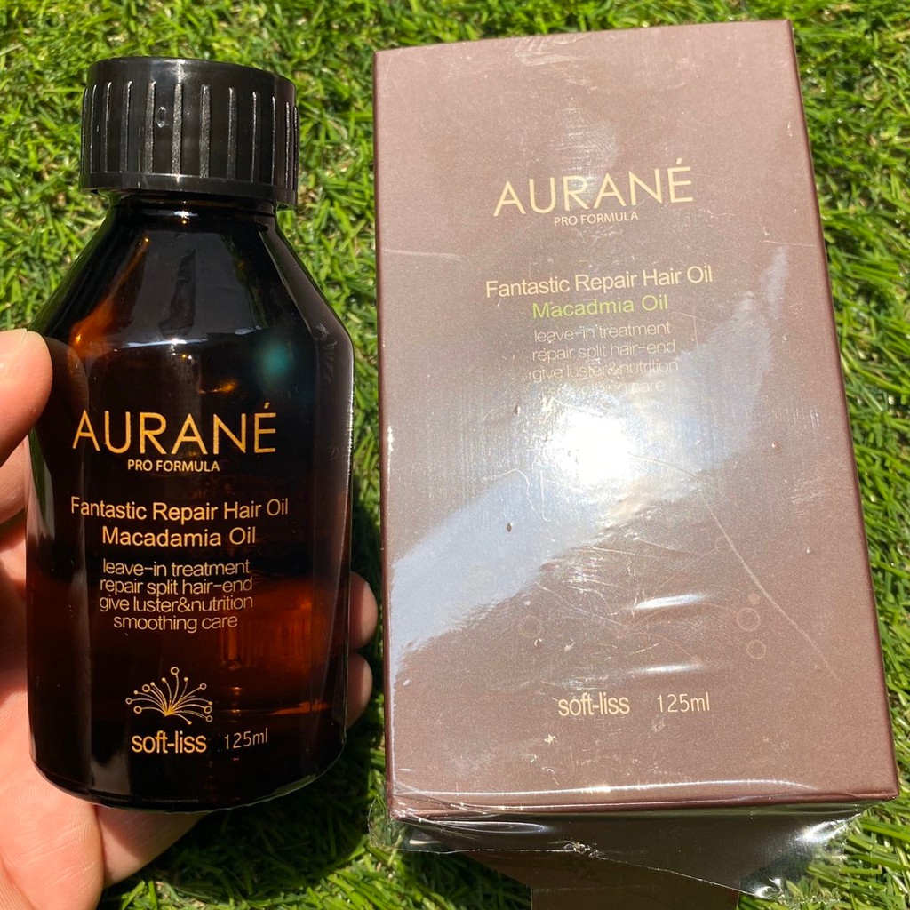 ✅✅ Hàng_Chính_Hãng_100% Tinh dầu dưỡng tóc tinh chất Macadamia AURANE Softliss Fantastic Repair hair oil 125ml