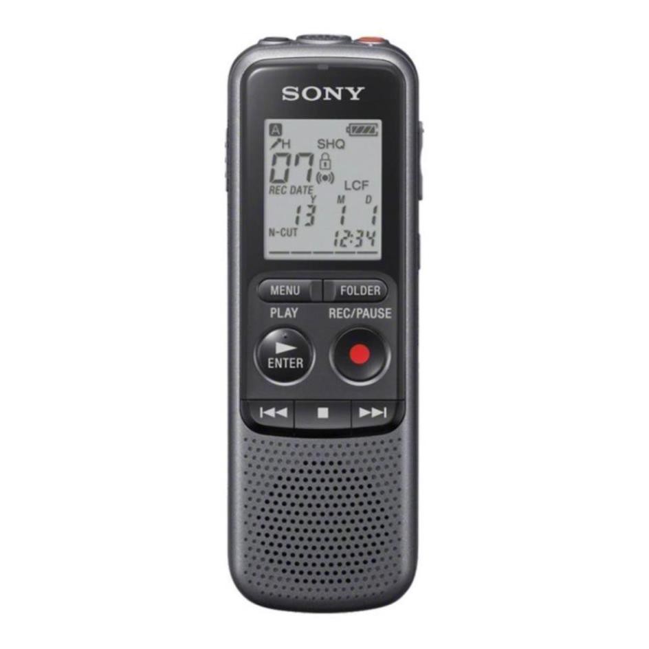 Máy ghi âm chính hãng Sony ICD - PX240 chuyên nghiệp, tích hợp nghe nhạc Mp3, thời gian dài, chắc-bền, bảo hành 12 tháng