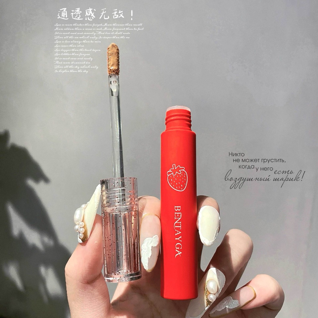 [Hàng mới về] Son môi BENTAYGA trang điểm lâu trôi không phai màu có 6 tông màu tùy chọn