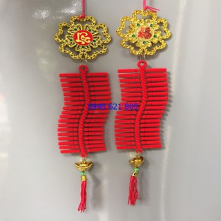 [GIÁ SỈ - ẢNH THẬT] SET 2 dây treo, liễn treo cành đào cành mai trang trí tết