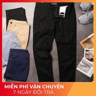 (FREE SHIP)  Quần kaki nam cao cấp Ikemen ống côn co dãn 4 chiều không bai không phai siêu bền dáng thể thao
