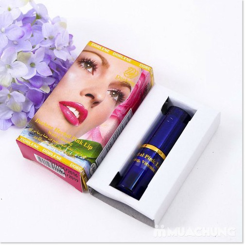 Combo giảm thâm môi gồm Son sâm DORLENE HERBAL PINK LIP Thái Lan và Son gió dưỡng môi JACKELIN Thái Lan MÀU XANH | BigBuy360 - bigbuy360.vn