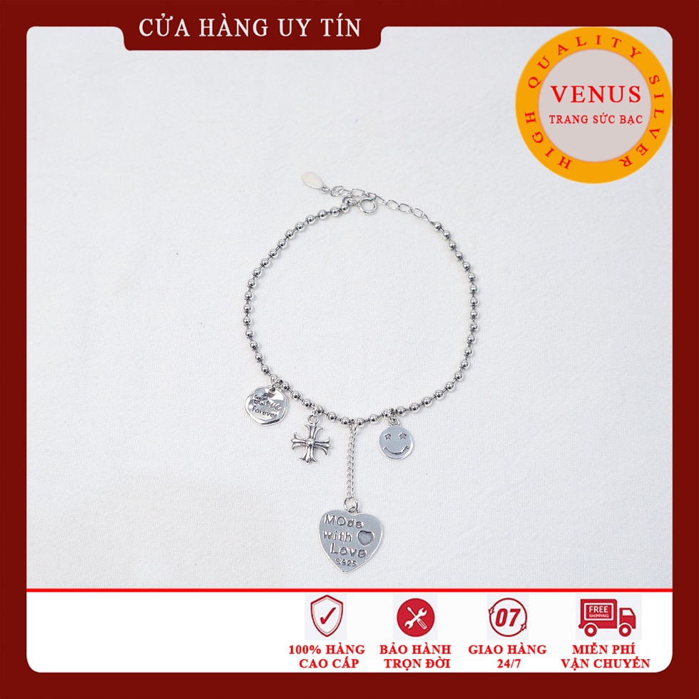 Lắc tay bạc thái thiết kế- Mã sản phẩm VENUSV28