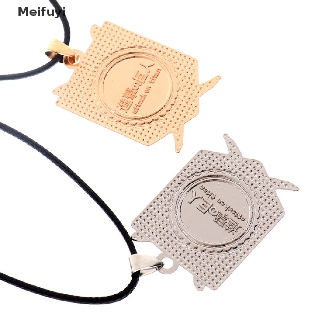 [Meifuyi] Attack On Titan Necklace Wings Of Liberty Freedom Investigation Corps Necklace COD