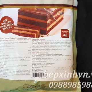 Bột trộn sẵn làm bánh ẩm socola Puratos