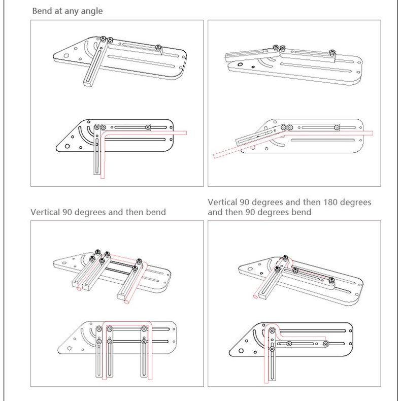 Bykski đa góc acrylic / pmma / petg ống cứng cứng uốn cong Máy tính làm mát nước máy tính/B-PCTOOL-X
