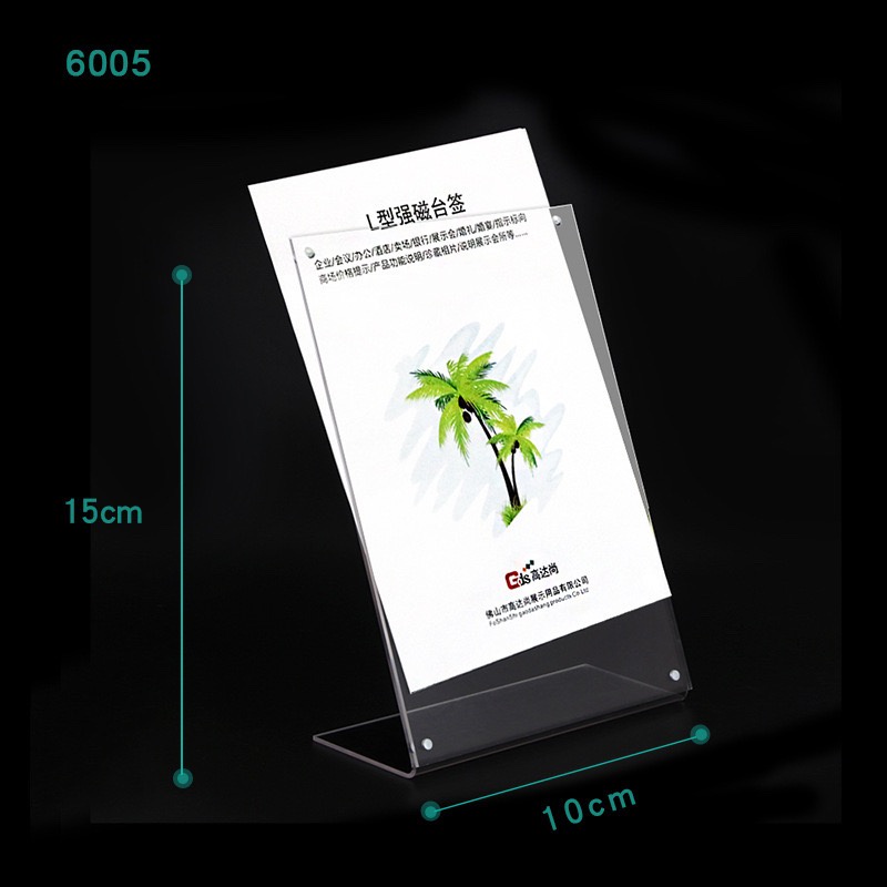bảng menu từ tính A6, khung mica quét mã code QR, khung ảnh mica cao cấp có nam châm
