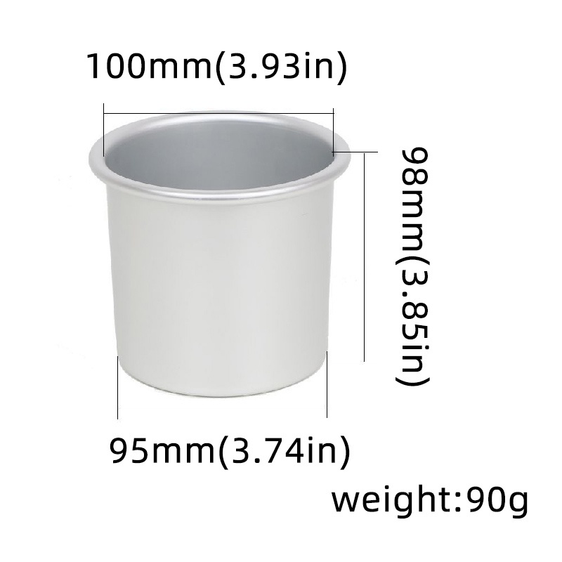 Nâng Cao 4/6/8 Inch Khuôn Bánh Nhôm Tròn Phô Mai Khuôn Khay Nướng Bánh