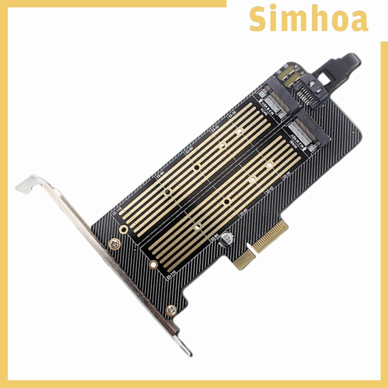[SIMHOA] PCIe to M.2 NVME Adapter M.2 NVMe NGFF Converter for Desktop PC SSD 2280