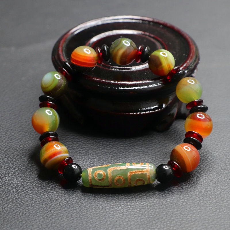 Vòng Tay Chuỗi Hạt Đá Mã Não Tự Nhiên 10244.4