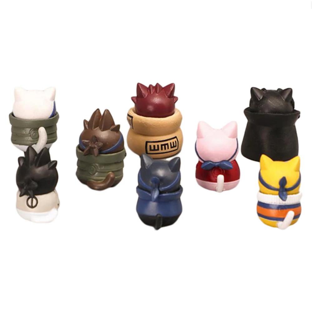IVORY Bộ 8 Mô Hình Nhân Vật Phim Hoạt Hình Naruto