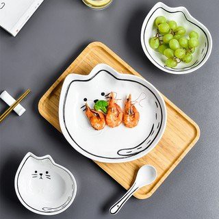Bát ăn dặm sứ trắng nhiều hình 10cm