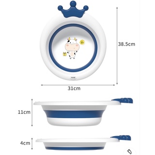 Chậu rửa mặt gấp gọn vương miện
