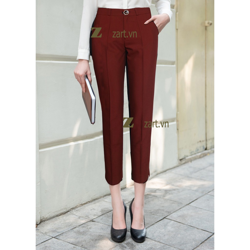 Quần tây nữ dáng lửng xẻ lai | BigBuy360 - bigbuy360.vn