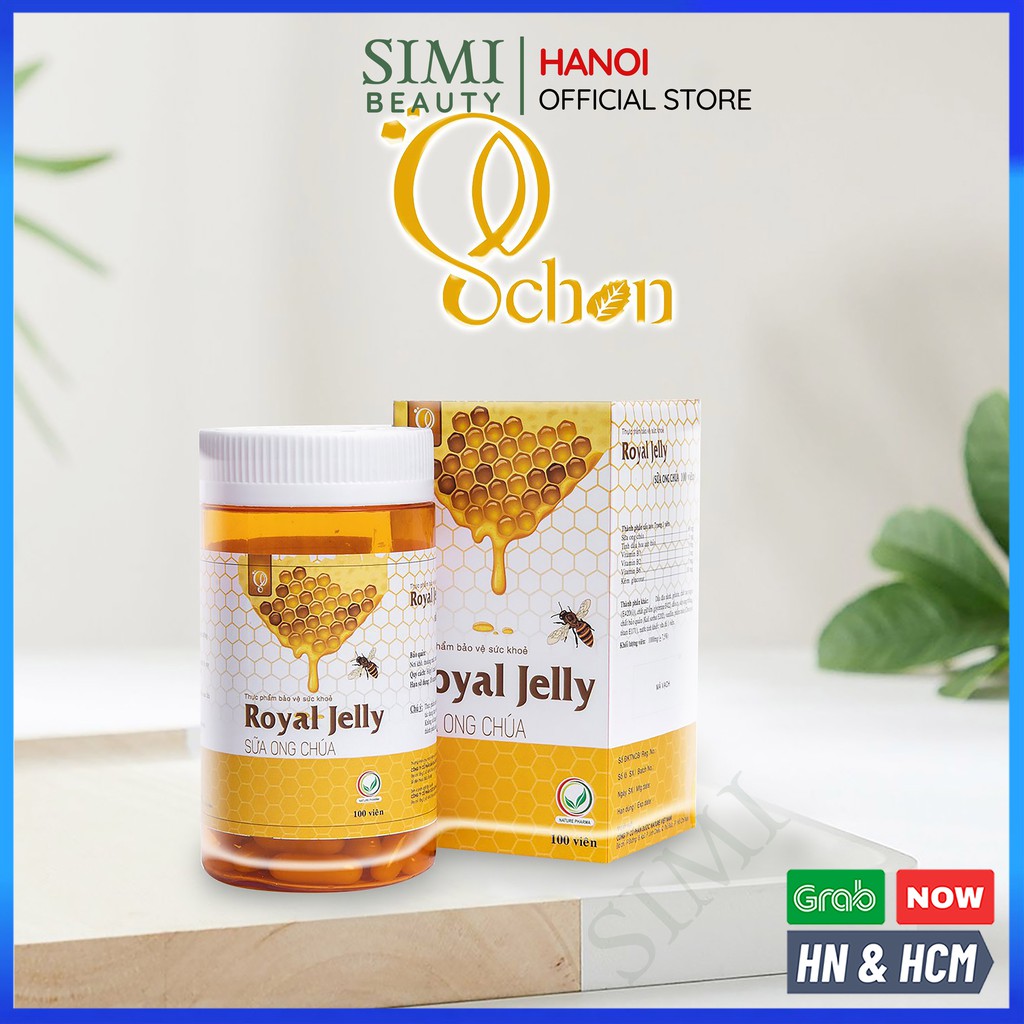 Sữa ong chúa ROYAL JELLY chống lão hóa dưỡng trắng cấp ẩm da tăng đề kháng GHB SIMI