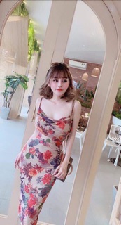 Váy 2 dây cổ đổ cực gợi cảm(6)