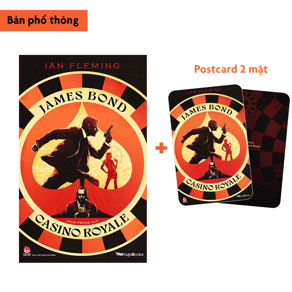 Sách Casino Royale - Series James Bond - Tặng Kèm Postcard 2 Mặt