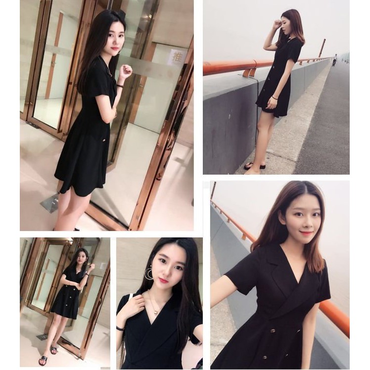 Đầm ⚡️𝐁𝐈𝐆𝐒𝐈𝐙𝐄⚡️ Váy Đen Công Sở Hay Dự Tiệc Đều Xinh | BigBuy360 - bigbuy360.vn