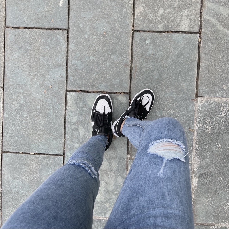 [Hinh Thật Shop chụp] Quần Jeans Skinny Rách  Kiểu Lưng Cao Tôn Dáng Shop YuRi Jeans