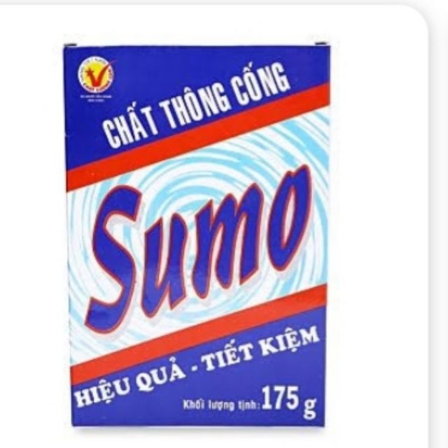 Bột thông bồn cầu, thông cống Sumo (tặng kèm bao tay nilon)