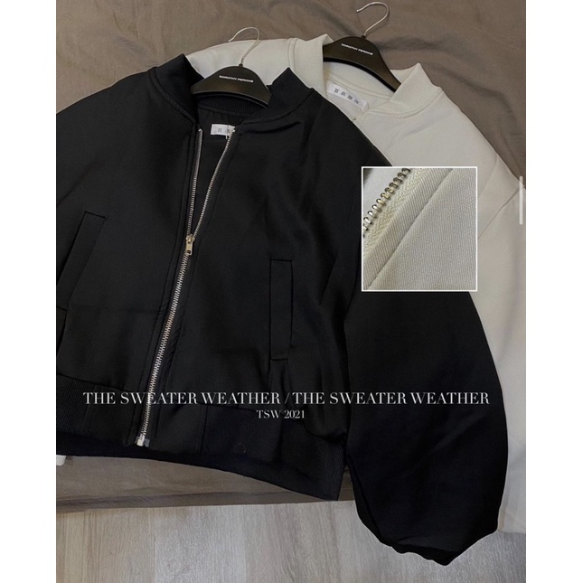 ÁO KHOÁC BOMBER KAKI MỊN