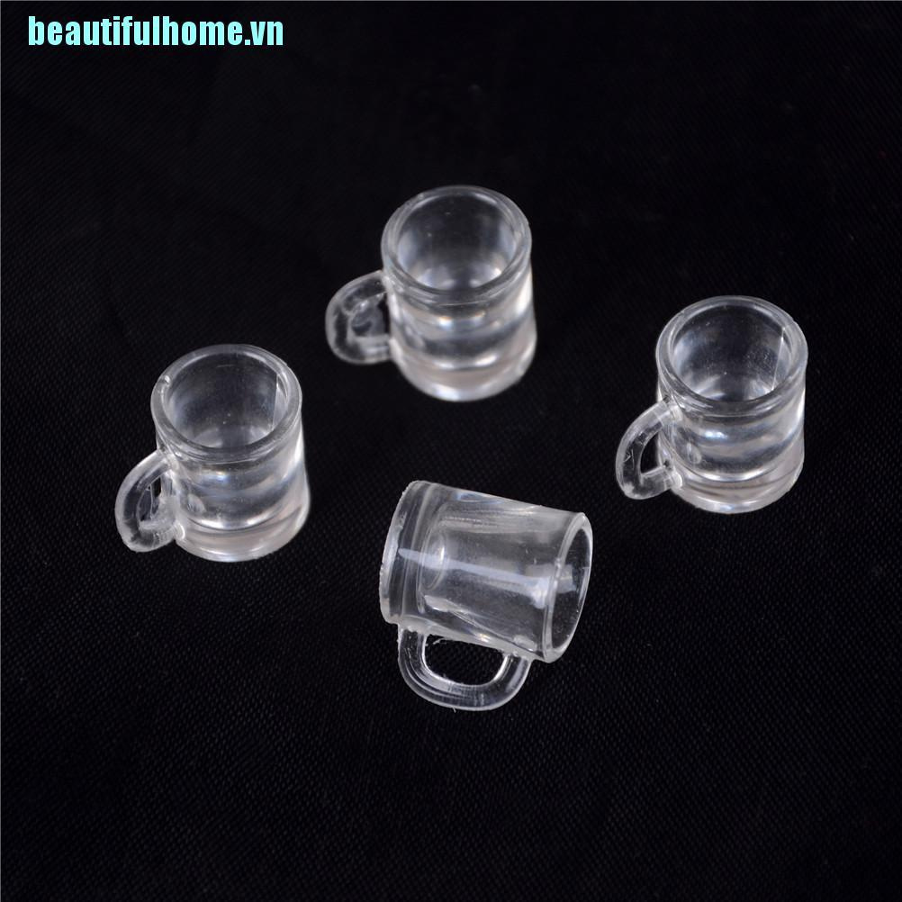 Bộ 4 Ly Uống Nước Đồ Chơi Cho Búp Bê