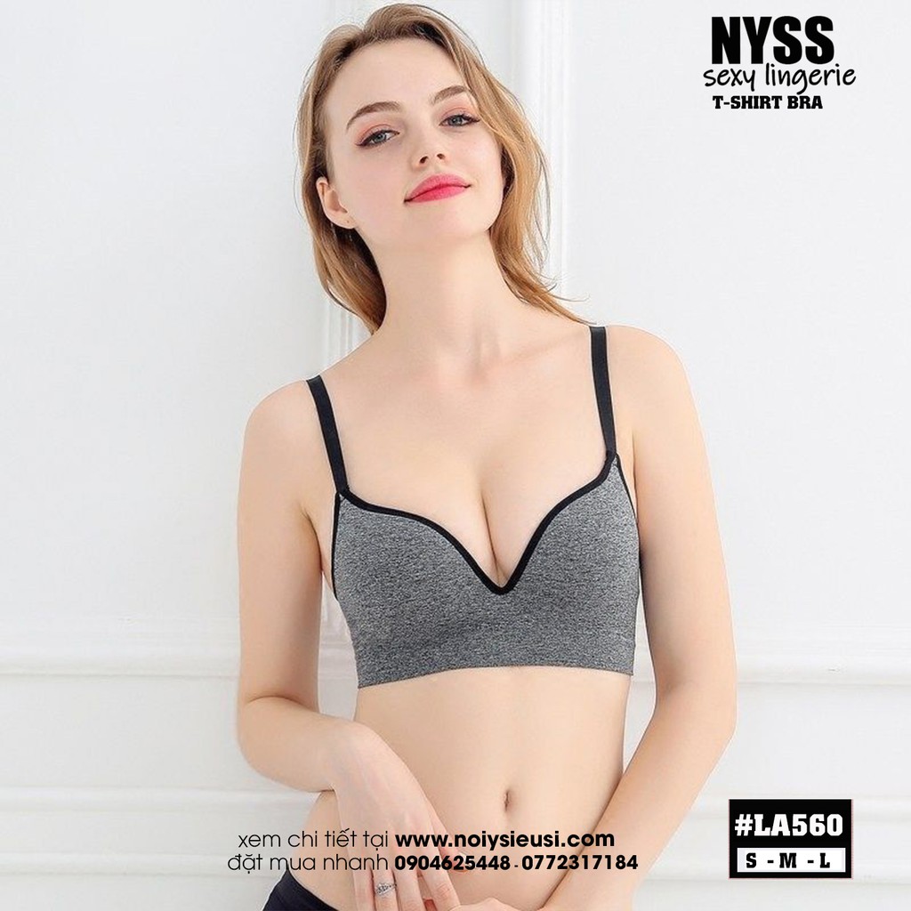 Áo Lót Không Gọng T-Shirt Bra Cotton LA560 Gợi Cảm Hot Hit New 2020