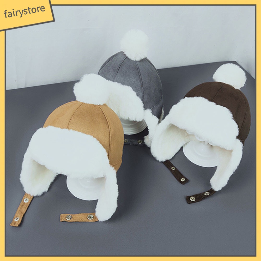 Mũ Phủ Tai Kèm Khăn Choàng Giữ Ấm Cho Bé