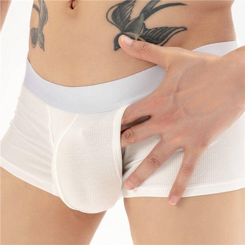 Quần Lót Boxer Dạng Lồi Chữ U Có Túi Nâng Hỗ Trợ Kiểm Tra Vạch Lồi Quyến Rũ Cho Nam