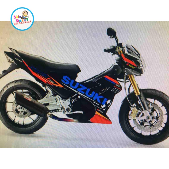 Tem rời suzuki raider xăng cơ. -- SHIN DECAL 2