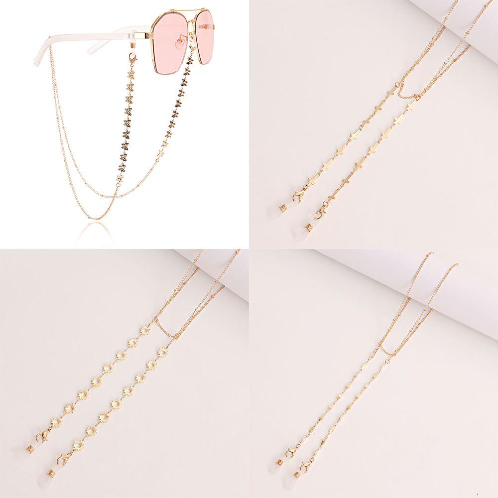 Dây Xích Kim Loại Đeo Mắt Kính|Dây Đeo Mắt Kính Hình Lá Và Bướm