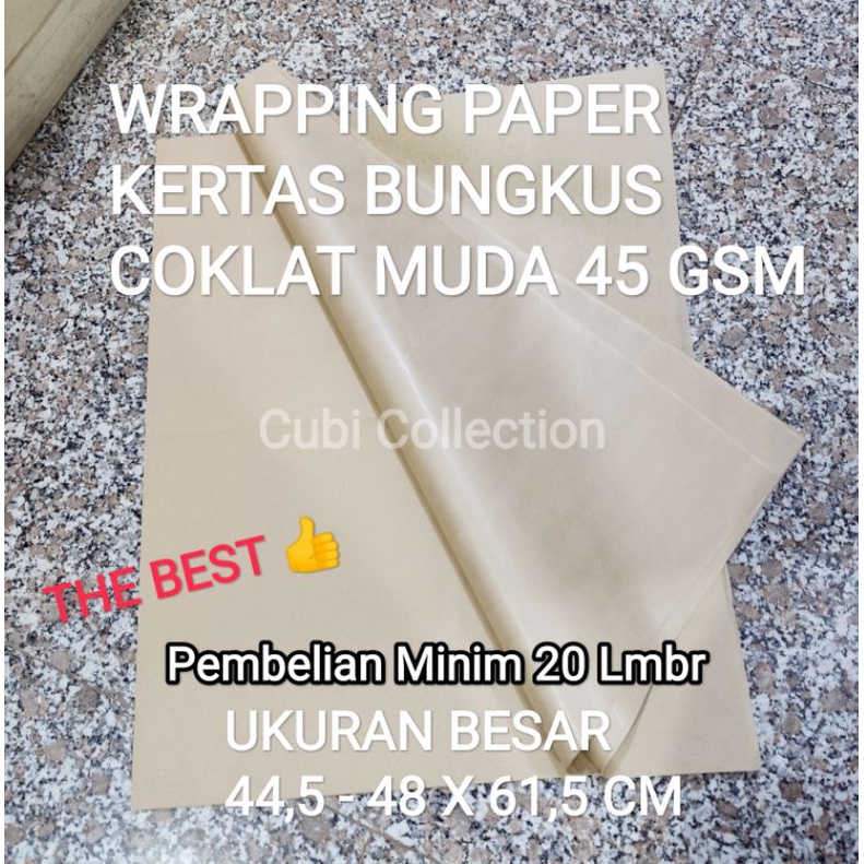 Giấy Gói Bánh/Sô Cô La/Giày/Quần Áo 45 GSM Họa Tiết Hoa Kích Thước Lớn