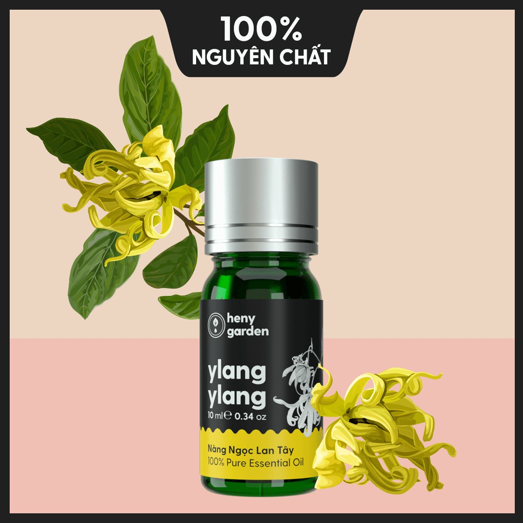 Tinh Dầu Ngọc Lan (Hoa Ngọt Nhẹ) Organic Thiên Nhiên Nguyên Chất Đậm Đặc Xông Thơm Phòng, Làm Nến Thơm HENY GARDEN