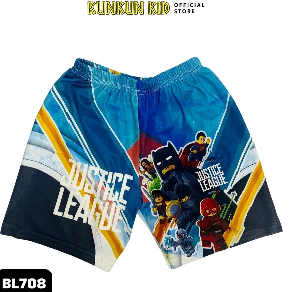 Quần áo bé trai Kunkun Kid BL708 in hình Siêu nhân Marvel chất Thun lạnh size đại từ 10-60kg