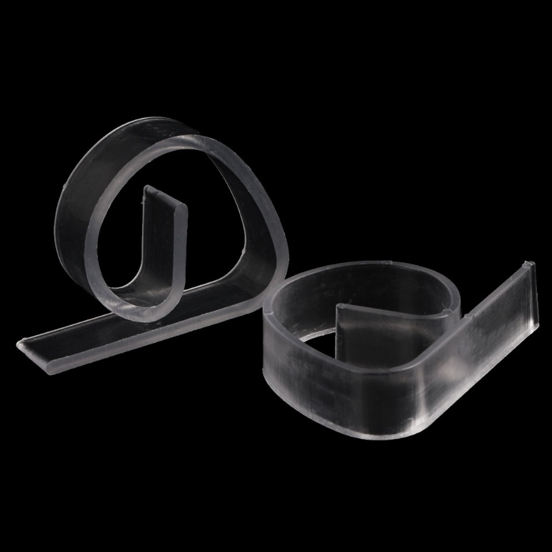 Set 12 Kẹp Giữ Khăn Trải Bàn Bằng Nhựa Trong Suốt