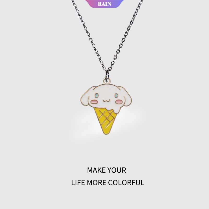 Vòng cổ Họa Tiết Hoạt Hình Sanrio Kuromi Melody Cinnamoroll Dành Cho Cặp Đôi