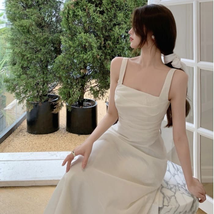 Váy 2 dây dáng dài sang trọng
