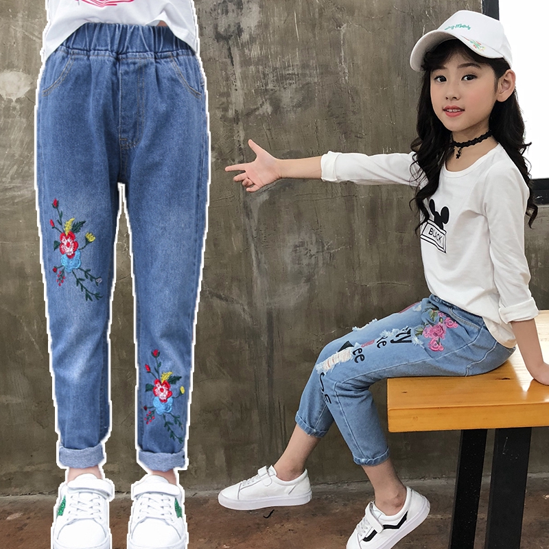 Quần jeans trẻ em nữ, cực hót 2018  M1074440