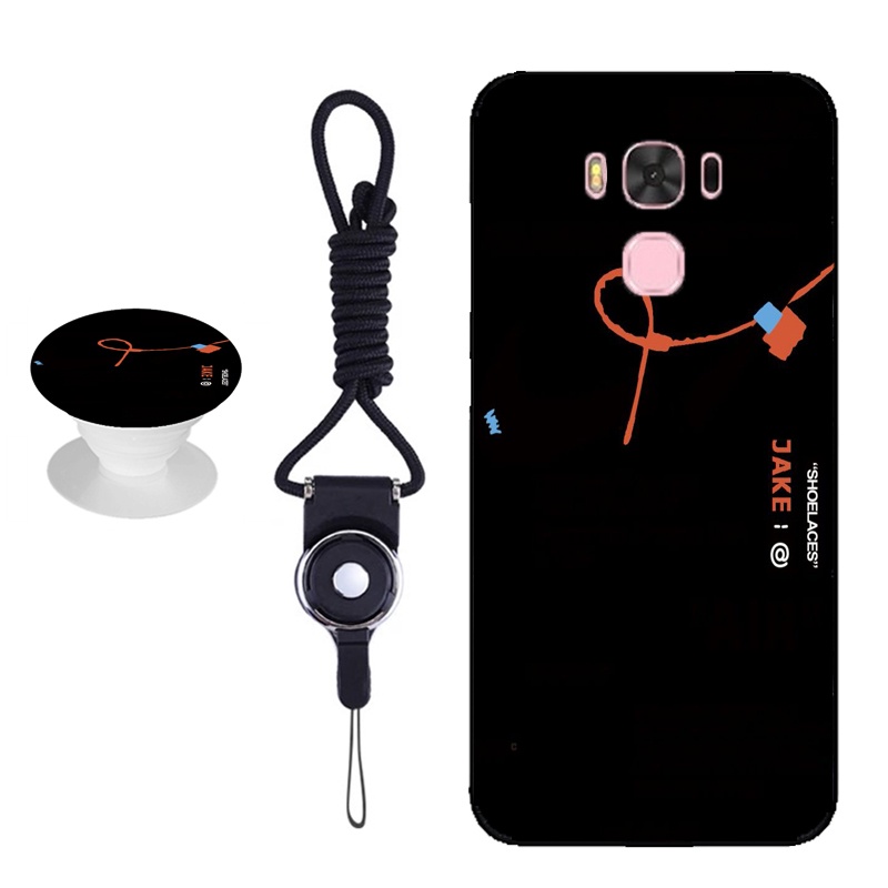 Ốp điện thoại chống sốc 5.5 ASUS_X00D/ASUS ZenFone3 MAX (ZC553KL) có dây đeo và nhẫn đỡ