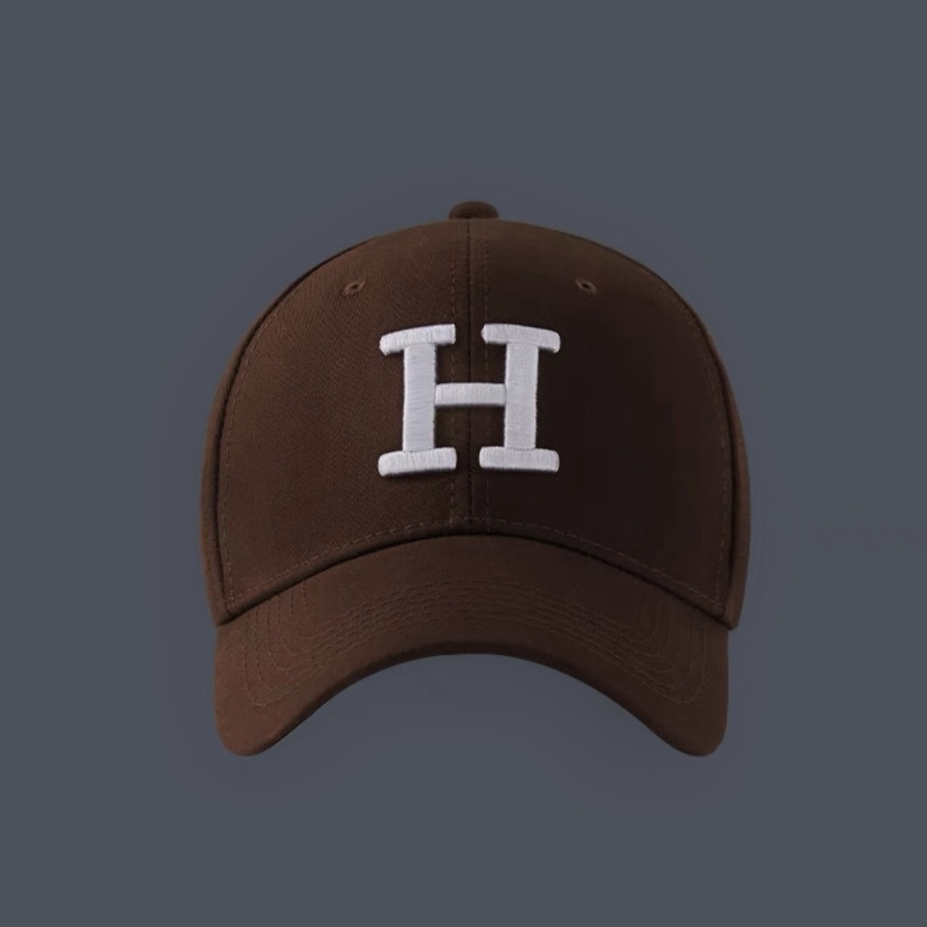 Nón mũ lưỡi trai thêu chữ H unisex nam nữ ABHOUSE