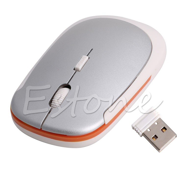 lucky* Ultra-Slim Mini USB 2.4G 2.4GHZ Wireless Optical Mouse Mice 1600 DPI