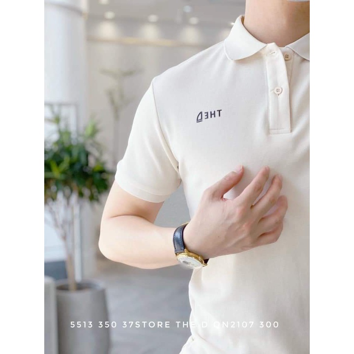 Áo Polo Nam Cotton The D Trơn Màu Dáng Regular Fit, Chất Liệu Cotton Mềm Mịn, Thoáng Mát, Thấm Hút Tốt AP 5513
