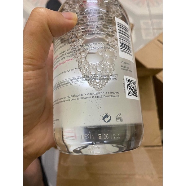 Nước tẩy trang 500ml cho da thường,khô