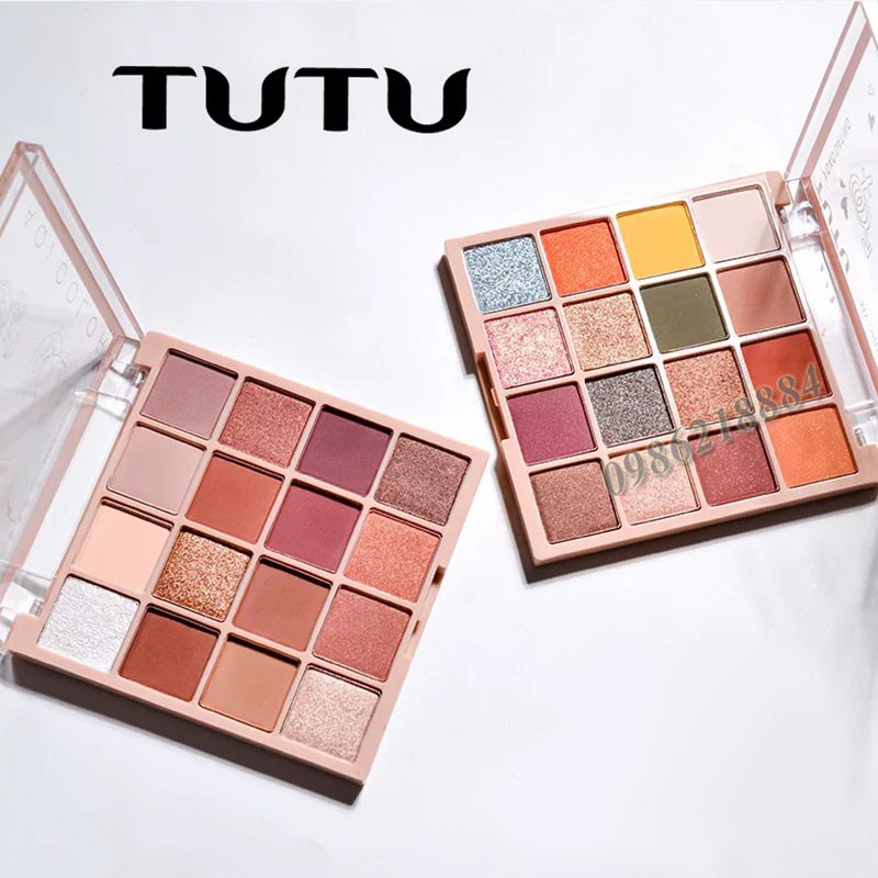 [Mã COSFS8 giảm 10% đơn 200K] Bảng mắt 16 màu TUTU KAQI COLOR TKC51 | BigBuy360 - bigbuy360.vn